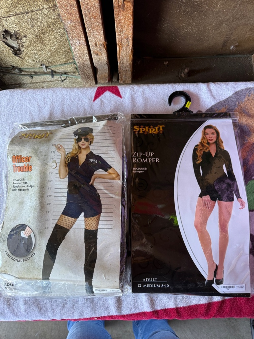 Spirit Halloween, bundle of two costumes